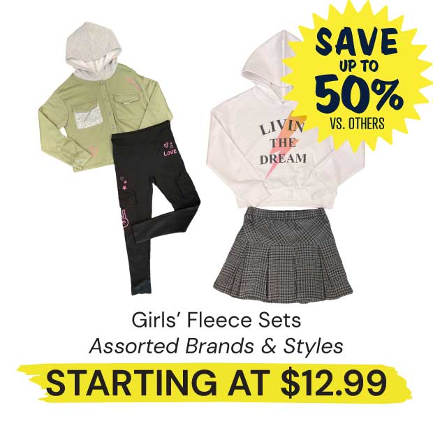 Girls-Fleece-Sets