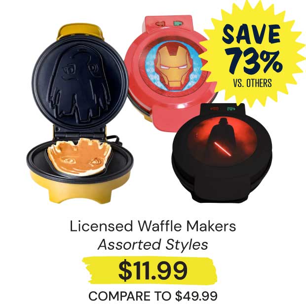 Licensed-Waffle-Makers