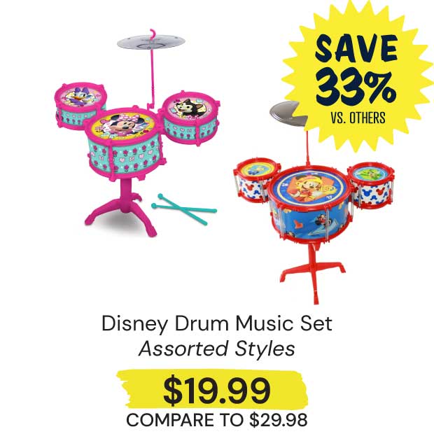 Disney-Drum-Music-Set