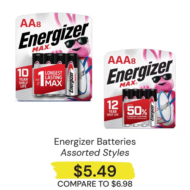 Energizer-Batteries---Assorted-Styles