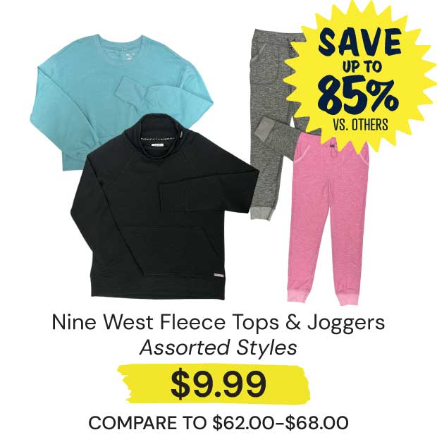 Womens-Nine-West-Fleece-Tops-&-Joggers